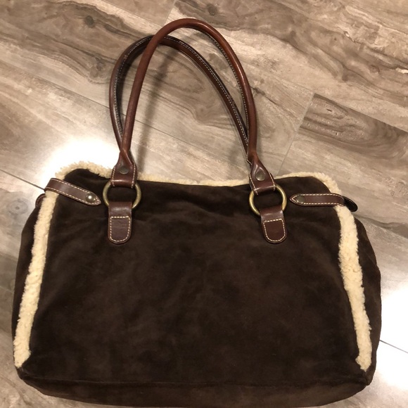🔥🔥ITALIAN GENUINE SHEARLING SATCHEL
